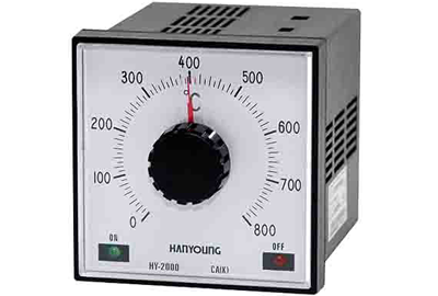 เครื่องควบคุมอุณหภูมิแบบอนาล็อก Analog Temperature Controller รุ่น HY-2000 PKMNR05 0-200C