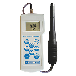 มิเตอร์วัดค่าทางเคมี PH, EC, TDS, CON Chemistry Testing Meter รุ่น MI-306