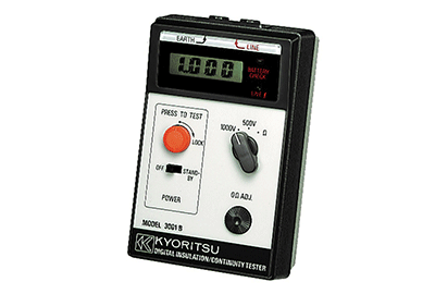 เครื่องตรวจสอบความเป็นฉนวนแบบดิจิตอล Digital Insulation Tester รุ่น 3001B เครื่องตรวจสอบความเป็นฉนวนแบบดิจิตอล Digital Insulation Tester รุ่น 3001B