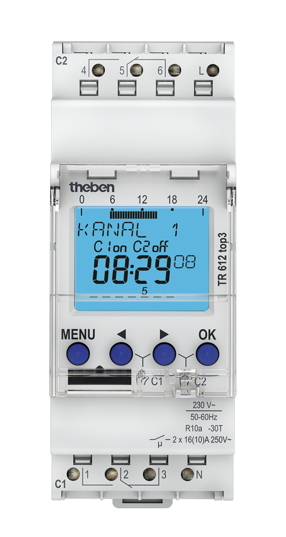 นาฬิกาตั้งเวลาแบบดิจิตอล Digital Time Switch รุ่น TR612 TOP3