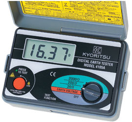 เครื่องวัดค่าต้านวัดความต้านทานดิน Earth Tester รุ่น 4105A