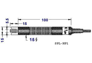 หัววัดอุณหภูมิสำหรับเทอร์โมมิเตอร์แบบพกพา Hand Held Temperature Probe รุ่น SPL-HP1