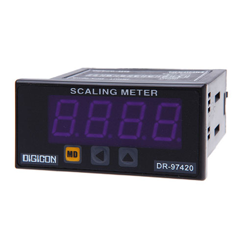 เครื่องวัดค่ากระแส-แรงดันไฟฟ้า แบบติดหน้าตู้ Panel Meter รุ่น DR-97420