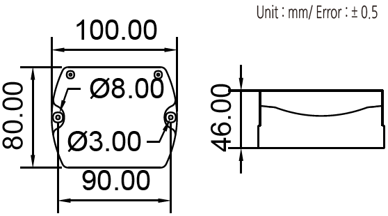Size Dimension CNT TM100