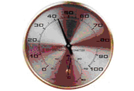 มิเตอร์วัดอุณหภูมิและความชื้นแบบเข็ม/แบบท่อแก้ว Thermometer, Glass Thermometer, Thermometer Guage รุ่น DK-TH-400