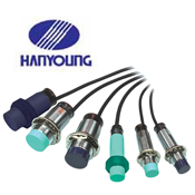 พร็อกซิมิตี้สวิตซ์แบบทรงกระบอกตรวจจับอโลหะ Capacitive Proximity Switch ยี่ห้อ HANYOUNG