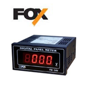 เครื่องวัดค่ากระแสแรงดันไฟฟ้าแบบติดหน้าตู้ Panel Meter ยี่ห้อ FOX