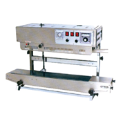 เครื่องซีลปิดปากถุง แบบสายพานต่อเนื่อง Continuous Sealing Machine รุ่น BSV-5 และ BSV-5I