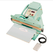 เครื่องซีลปิดปากถุง แบบใช้เท้าเหยียบ Sealing Machine, Foot Switch รุ่น ISA