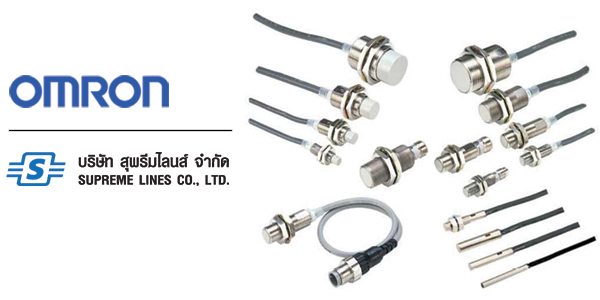 พร็อกซิมิตี้สวิตซ์แบบทรงกระบอกตรวจจับโลหะ Round Inductive Proximity Switch รุ่น E2E Series